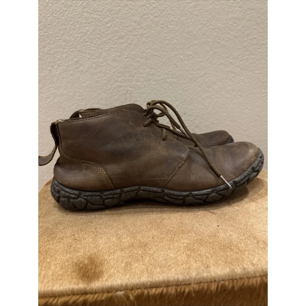 Born Brown Leather Chukka Boots Mens‎ Size 11 Casual Comfort Ankle Rugged